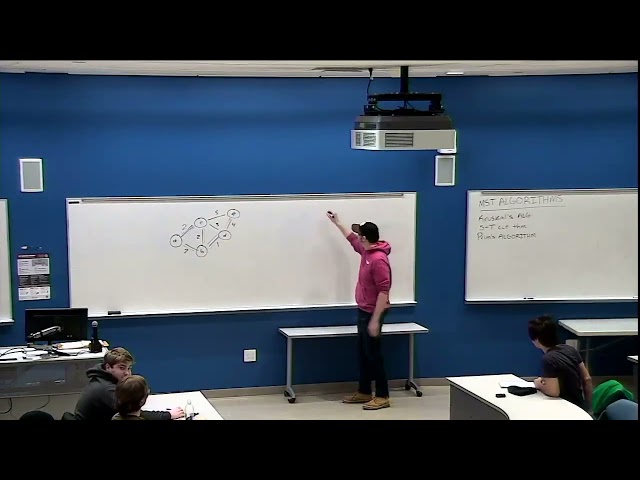 UMass Algorithms Lecture 7: Minimum Spanning Trees, Kruskal's and Prim's algorithms