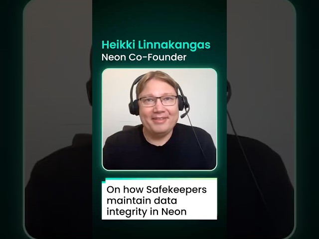 What's the Responsibility of Safekeepers in Neon's Architecture?