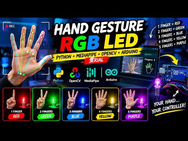 I Turned My Hand Into A Remote Control! (Computer Vision Project)