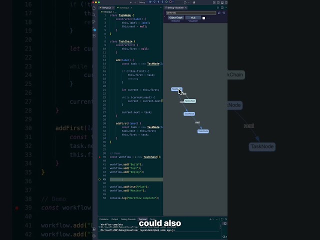 Visualize Data Structures in VS Code 🤯 #vscode #programming #coding #datastructures #developer