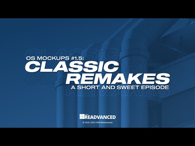 OS Mockups #1.5: Classic Remakes