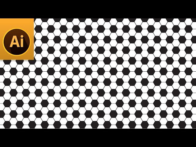 Illustrator Tutorial | Football or Soccer Ball Pattern Vector Texture