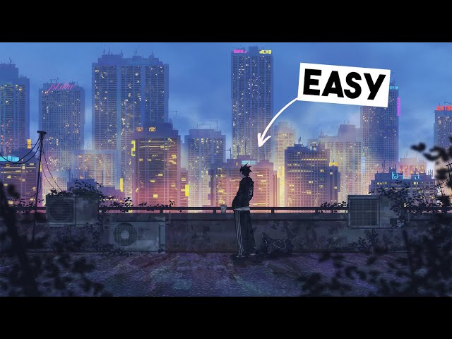 How To Paint Cityscapes Easily - Easy Art Tutorials