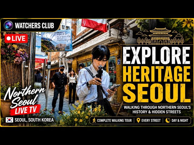 🔴 LIVE | Explore Historic Seoul 🇰🇷 Complete Walking Tour • Every Street, Day & Night | Seoul Live TV