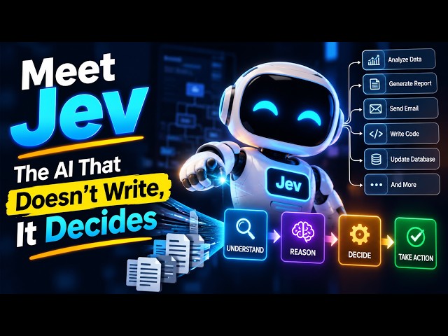 Jev Explained: The AI That Doesn’t Write — It Decides 🤖⚡