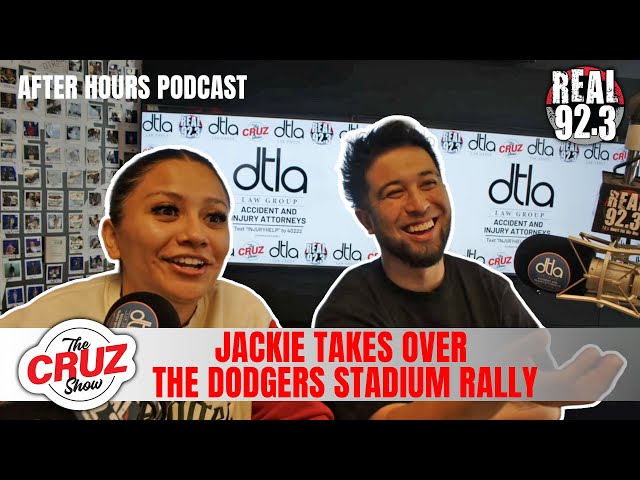 The Cruz Show After Hours Podcast- 11/4 - Jackie BTS at Dodgers Stadium Rally
