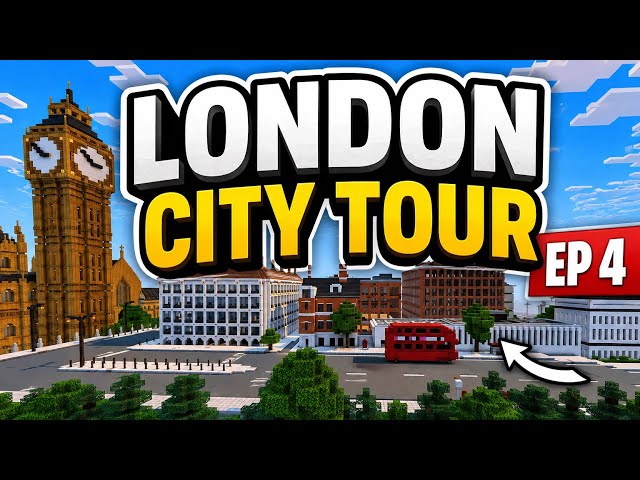 Minecraft London City Tour EP 4 – New Streets & Landmarks