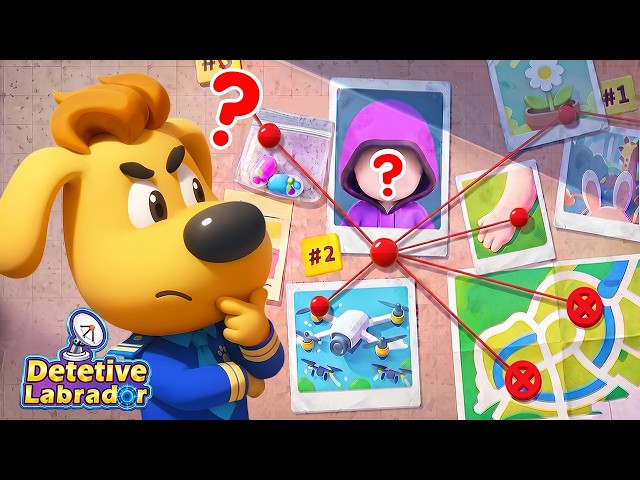 Detetive Labrador 🔍 Missão Patrulha (Episódio 7) 🚓 O Homem Misterioso 🎬 Desenho Animado