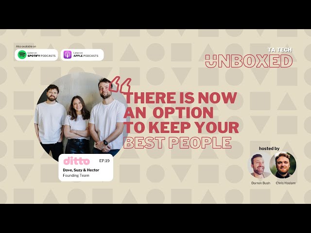 Ep 19 - How to hire the best talent from other companies faster and cheaper. - Ditto