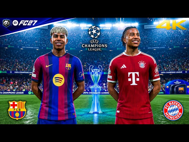 FC 27 - Barcelona vs. Bayern Munich - UEFA Champions League Final | PS5™ Pro [4K60]