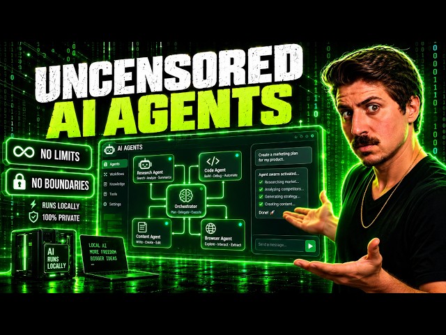 How To Build Uncensored AI Agents On ANY Computer