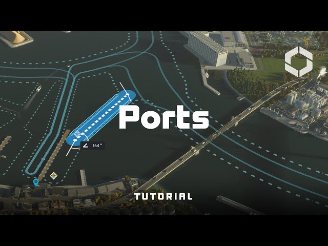 How to use the new Modular Ports and Ferries | Tutorial | Cities: Skylines II