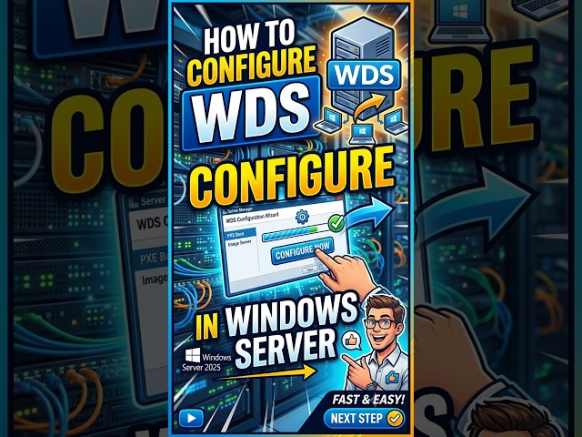 How to Configure Windows Deployment Service in Windows Server #tutorial #viral #trending #shorts