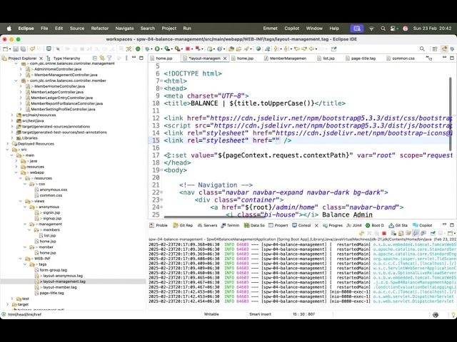 06 Writing Member Management View