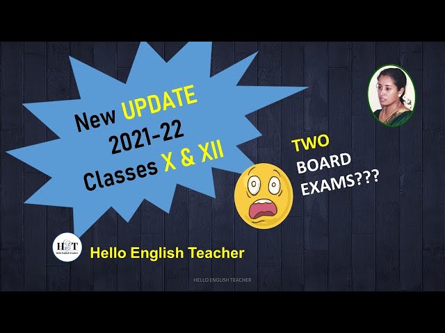 CBSE update classes 10 and 12 2021-22 board exams