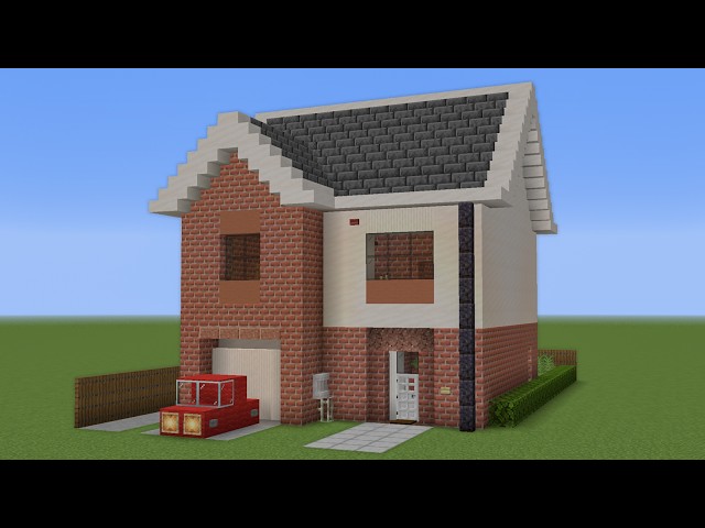 How to Build a Realistic Suburban House in Minecraft (Full Interior Tutorial)
