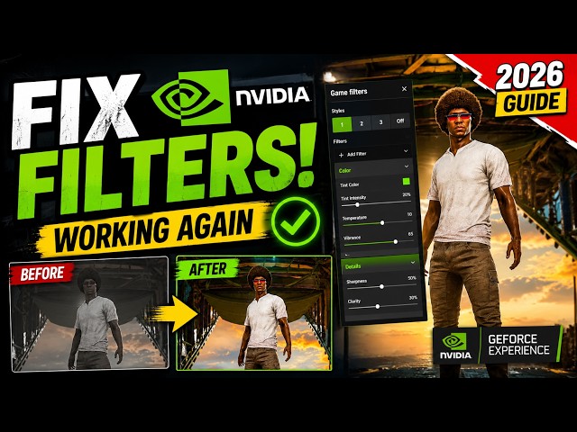 Nvidia Filters Not Working? How to Fix It (2026 Guide)