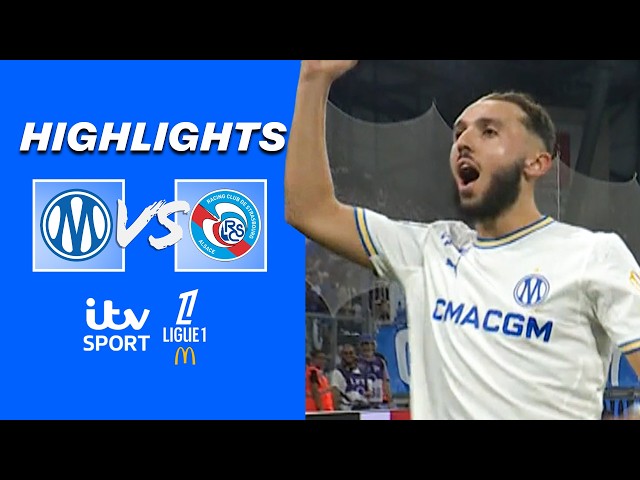 HIGHLIGHTS - Gouiri, Højbjerg & Abdallah Stun Strasbourg | Marseille v Strasbourg | Ligue 1