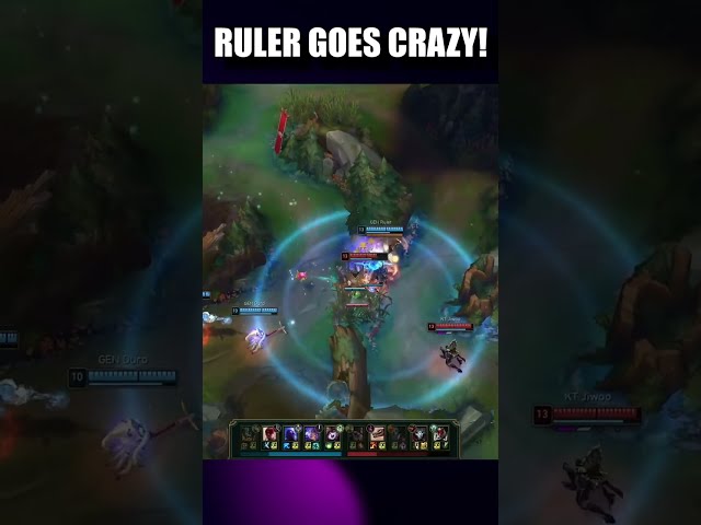 RULER IS NOT PLAYING GAMES IN LCK! #shorts #leagueoflegends #lck  #ruler