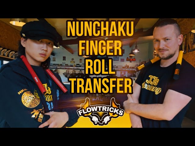 Nunchaku Freestyle Finger Roll Transfer with JJ & Alvin Cheng