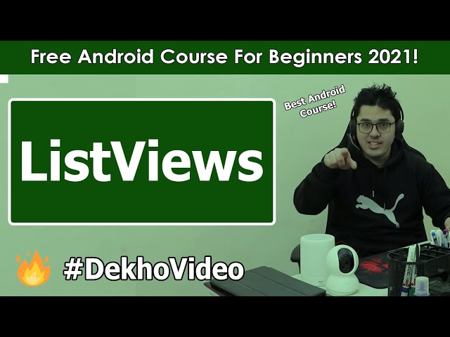 Android ListViews & Array Adapters | Android Tutorials in Hindi #13