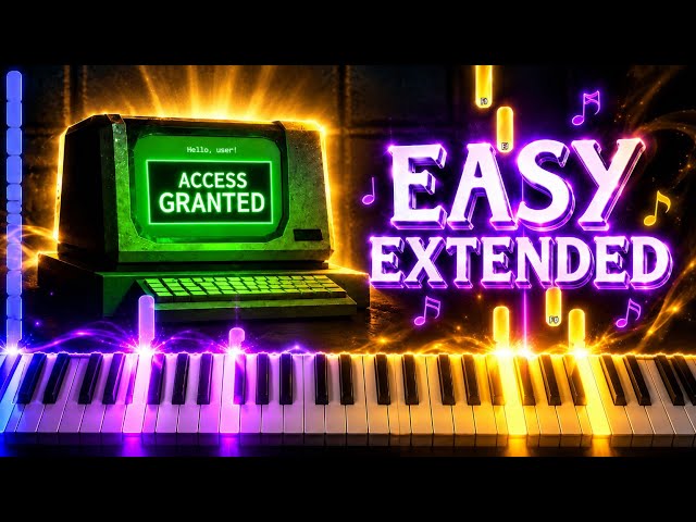 DOORS: ACCESS GRANTED - THE STAIRWELL Theme EXTENDED Version | Easy Piano Tutorial 