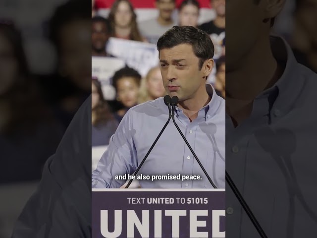 Sen. Ossoff: Trump is a draft-dodging president who is profiting off the American people.