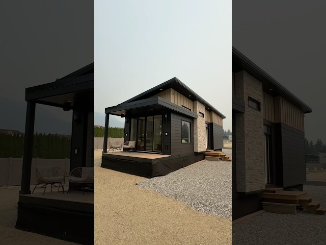 Touring a Modern Prefab Cottage with 12’ Ceilings! #hometour