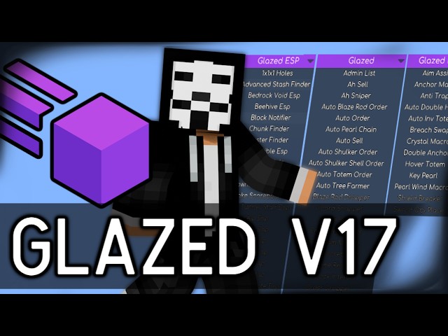 *OP* Glazed Addon V17 For Meteor Client | ANTIBAN Donut SMP | Showcase