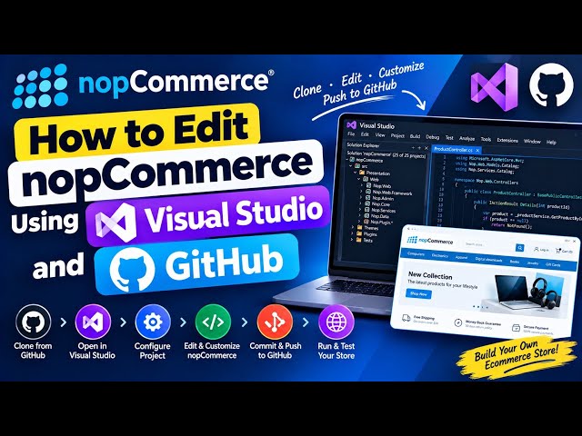 How to Edit nopCommerce Using Visual Studio and GitHub