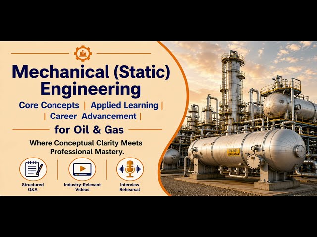 Mechanical Engineering (Static) Oil & Gas - Technical Interview