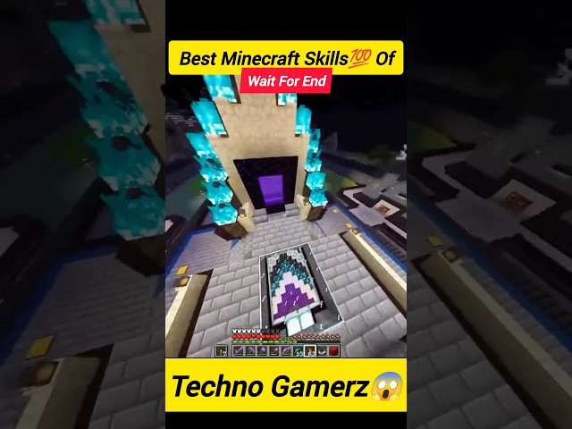 techno gamerz minecraft funny best skills👍 #minecraft #technogamerz #ujjwal #worldrecord #funny