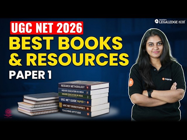 Which Books Are Best for UGC NET Paper 1? 🤔 UGC NET 2026 Paper 1 Books & Study Material #ugcnet2026