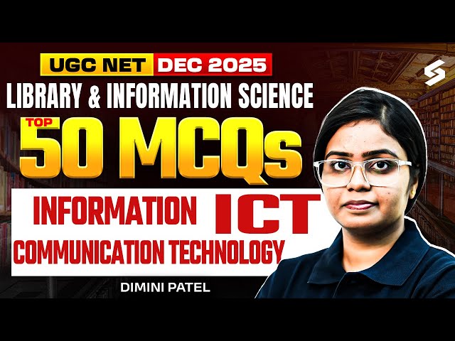 UGC NET Library & Information Science Classes | ICT In Library & Information Science UGC NET| Damini