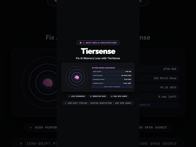 Fix AI Memory Loss with TierSense 🤖