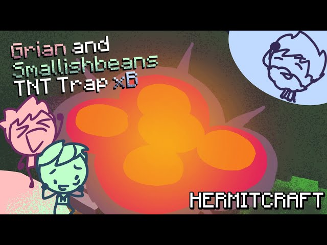 Grian and Joel's TNT Trap on xB Animated (Hermitcraft Season 10)