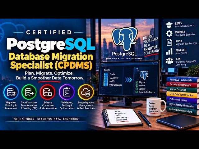 Become a Certified PostgreSQL Database Migration Specialist (CPDMS)