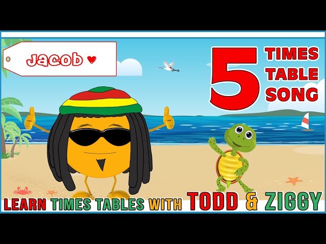 5 Times Table Song (Learning is Fun The Todd & Ziggy Way!)