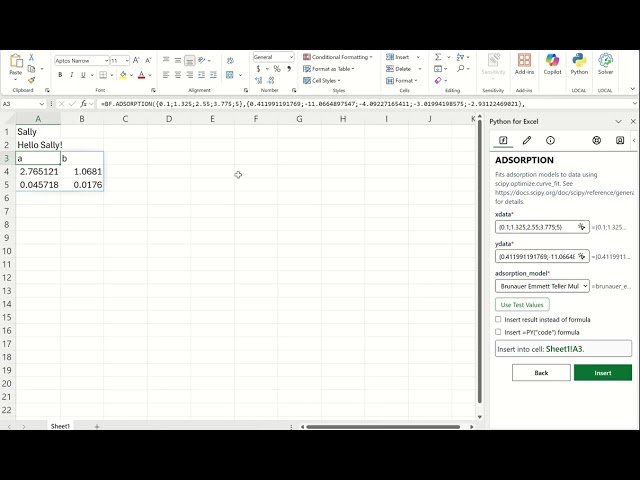 Boardflare Python for Excel Overview