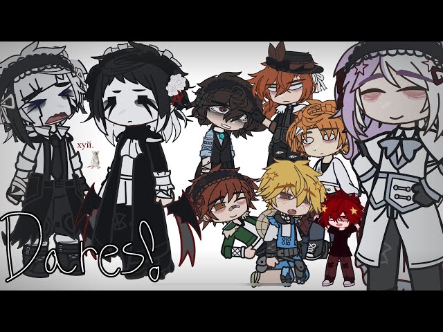 𝜗Bsd does your dares !! || Skk, Sskk, Fyolai, Kunibram, etc ♡ || Gacha BSD