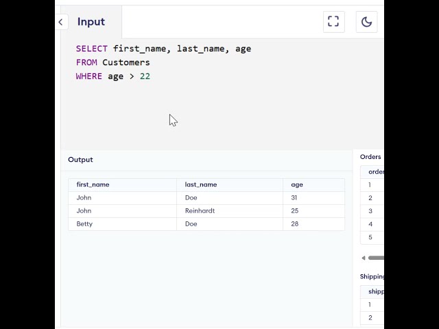SQL WHERE Comparisons