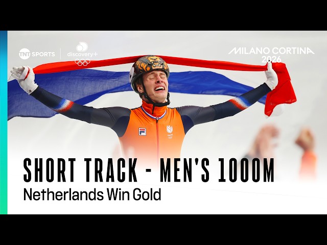 Jens van 't Wout takes GOLD in Men's Short track 1000m! 🥇 | Winter Olympics 2026