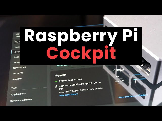 Manage your Raspberry Pi using Cockpit