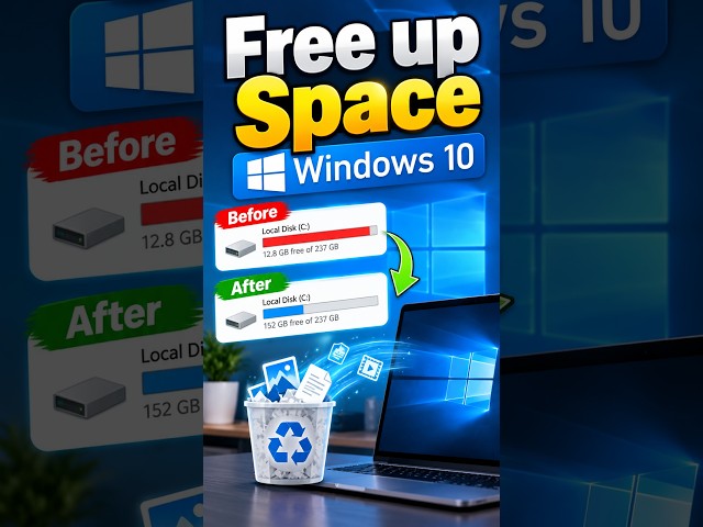 How To Free up Space on Windows 10 ( 2026 )