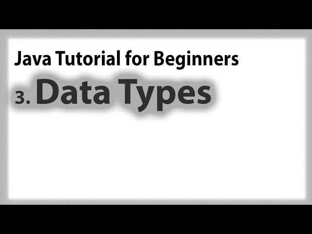 Java for Beginners: 3. Data Types | Primitive and Non-Primitive Data Types.😎 | Tagalog