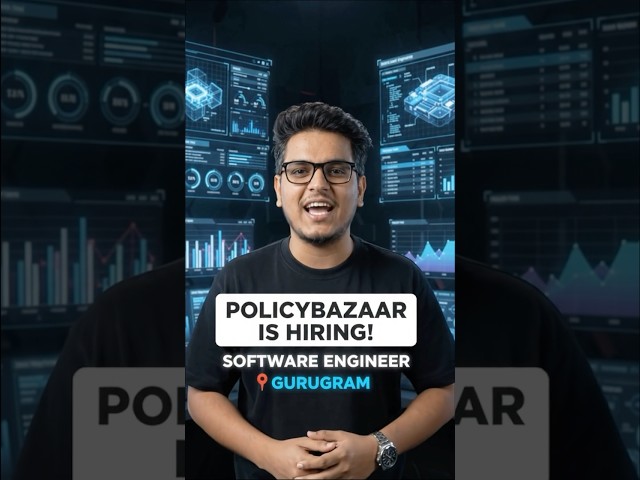 Policybazaar Hiring 2026 🚨 Software Engineer | ₹12.33 LPA Fixed Pay | Gurugram Jobs