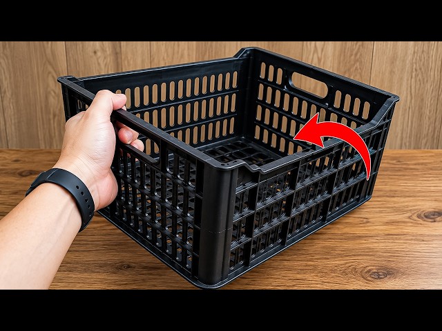 People Throw Away Old Fruit Baskets! Great creative idea from Old Fruit Baskets😱