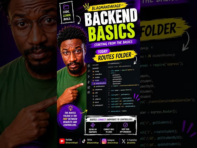 Our POST route is connected #backendbasics #backenddevelopment #expressjs #nodejs #webdevelopment