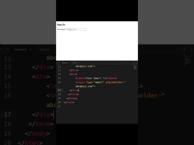 Sign in Page HTML CSS | #shorts #shortvideo #css #rakib