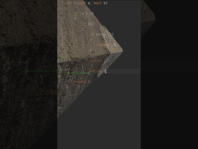 Clean Code Tip - avoid pyramids △ and ladders 📐